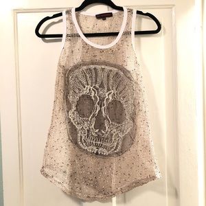 Skull tank top